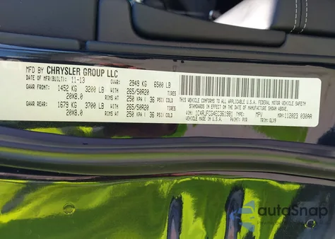 2014 Jeep Grand Cherokee Overland z USA, uszkodzony, nr VIN 1C4RJFCG4EC361981